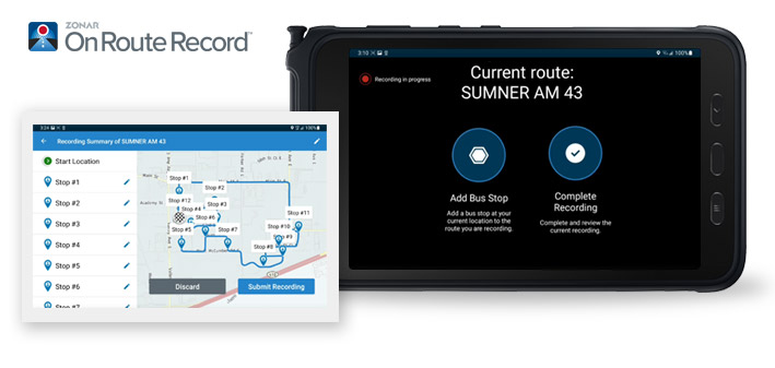 Zonar OnRoute record