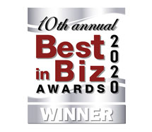 Best in Biz silver award