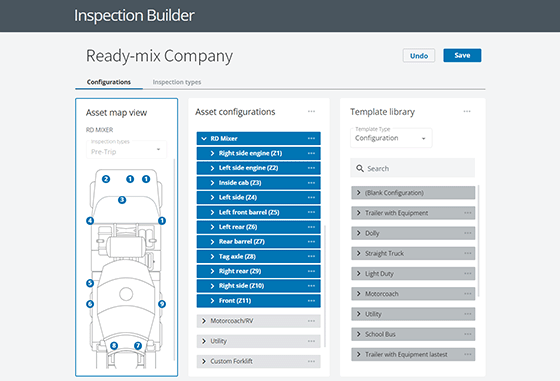 Concrete mixer config