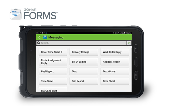 Zonar Forms Zonar Forms