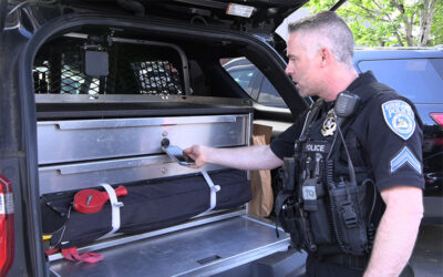 Kirkland PD officer performs Zonar EVIR Inspection